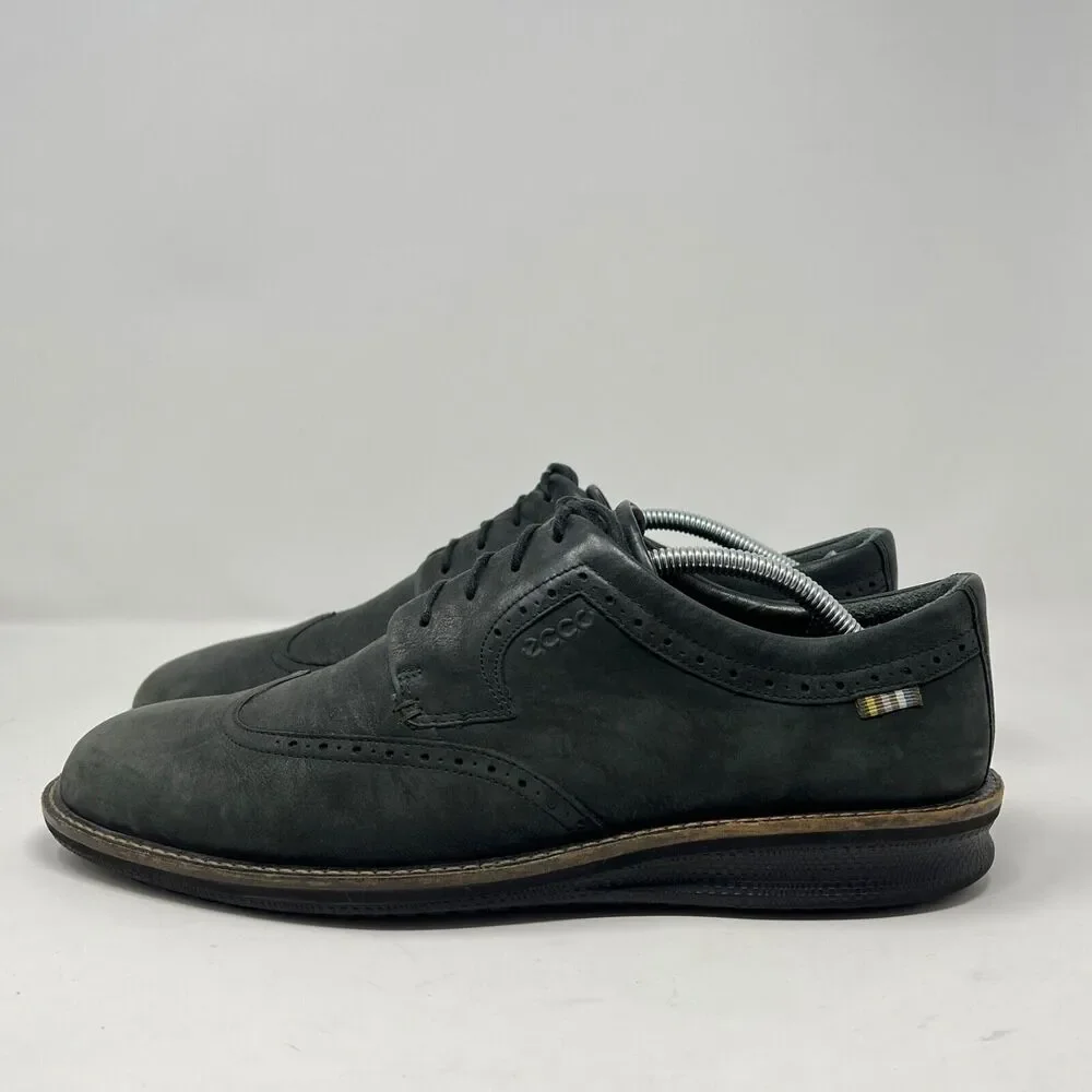 ECCO Contoured Oxford Tie 632164-02001 COMFORT SHOES Men's Sz. 10.5US 44EU